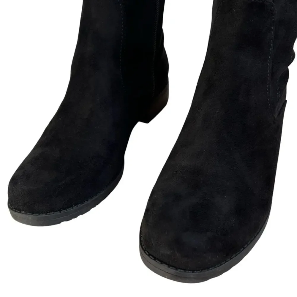 Unisa Huhvana Black Over-the-Knee Boots 7 in Box